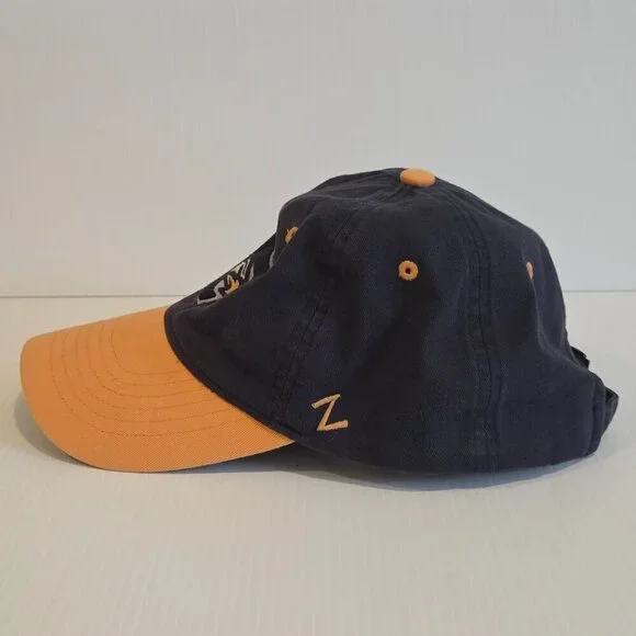 Emory University Hat Cap Strap Back Blue Casual Cotton Dad Cap Zephyr One Size - Picture 5 of 14
